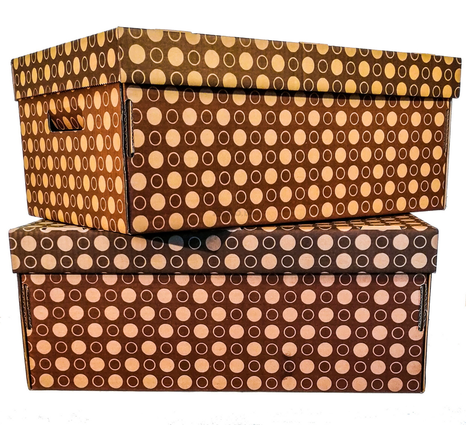 Набор коробок картонных KARDECO 515х330х210 мм темно-коричневый 2 штуки (GFK001g)